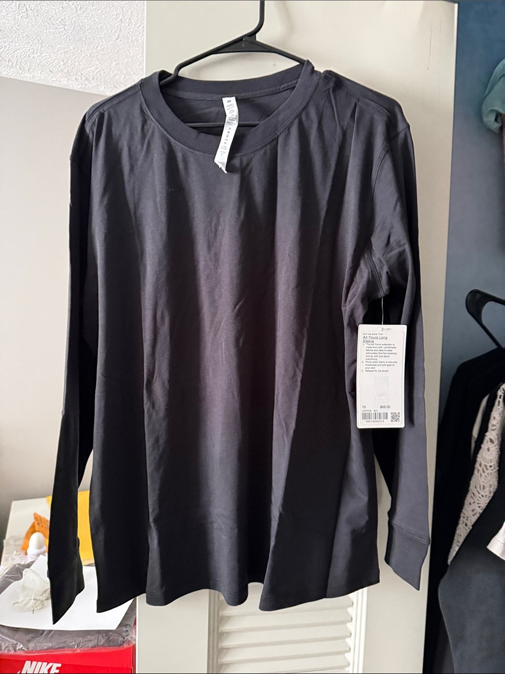 lululemon athletica Women's all yours Long-Sleeve Crew Shirt - Black